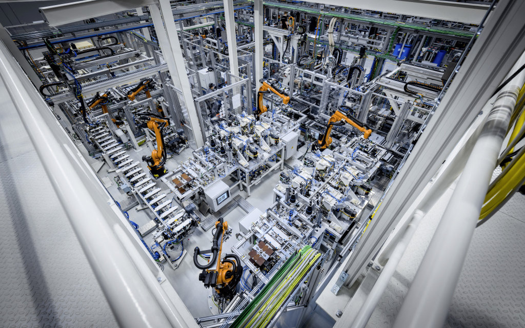 Batteriefertigung bei Daimler. Foto: Daimler AG